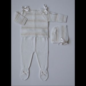 Baby Unisex knit set NEW